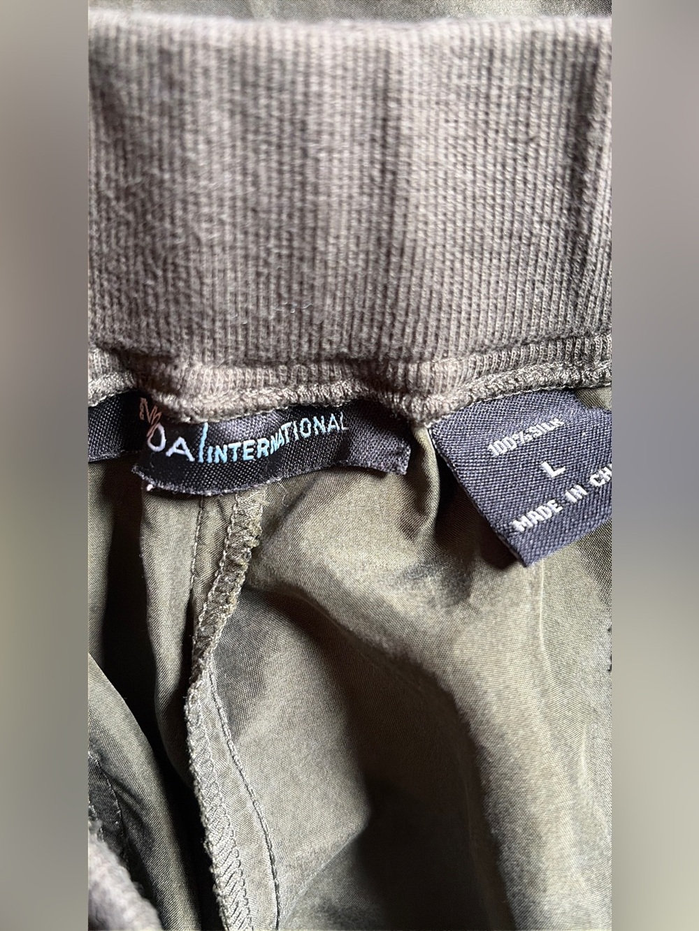 Moda International Silk Drawstring Joggers - Picture 10 of 11